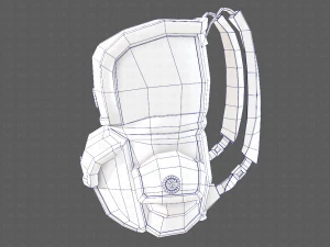bag cartoon v01 3D Model