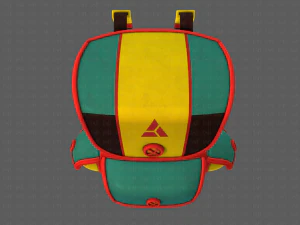 bag cartoon v01 3D Model