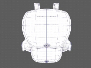 bag cartoon v01 3D Model
