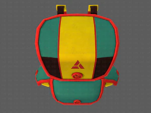 bag cartoon v01 3D Model