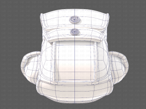 bag cartoon v01 3D Model