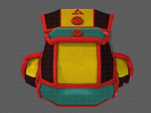 bag cartoon v01 3D Model
