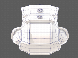 bag cartoon v01 3D Model