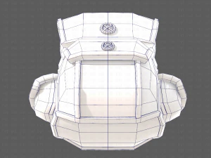 bag cartoon v01 3D Model