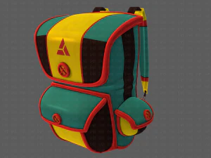 bag cartoon v01 3D Model