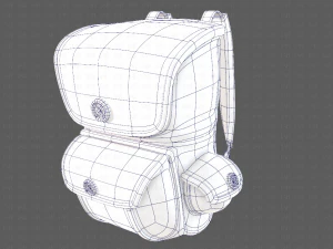 bag cartoon v01 3D Model