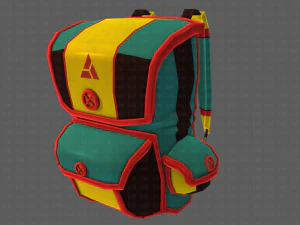 bag cartoon v01 3D Model
