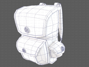 bag cartoon v01 3D Model
