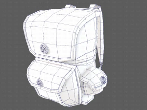 bag cartoon v01 3D Model
