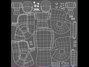 bag cartoon v01 3D Model