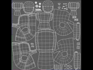 bag cartoon v01 3D Model