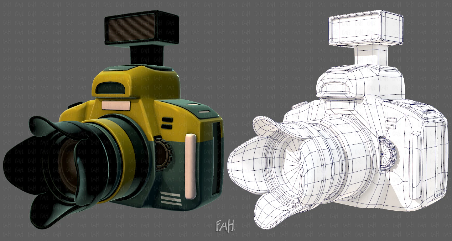 camera cartoon v01 3D Model .c4d .max .obj .3ds .fbx .stl .blend 