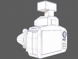 camera cartoon v01 3D Model