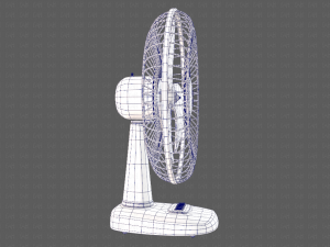 fan cartoon v01 3D Модель