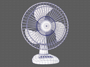 fan cartoon v01 3D Модель