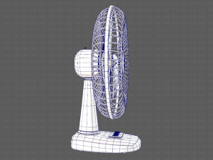 fan cartoon v01 3D Модель