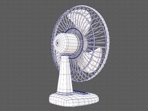 fan cartoon v01 3D Модель