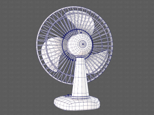fan cartoon v01 3D Модель
