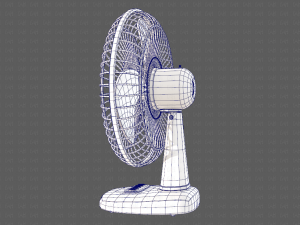 fan cartoon v01 3D Модель