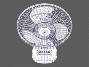fan cartoon v01 3D Model