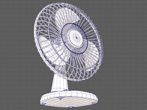 fan cartoon v01 3D Модель