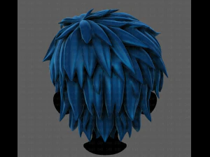 3d hair style for boy v74 3D Model