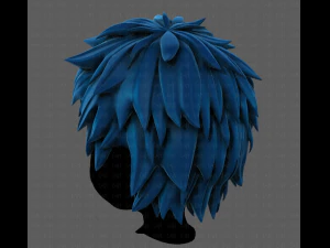 3d hair style for boy v74 3D Model