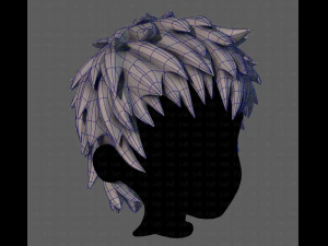 3d hair style for boy v74 3D Model