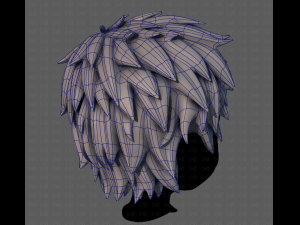 3d hair style for boy v74 Modèle 3D
