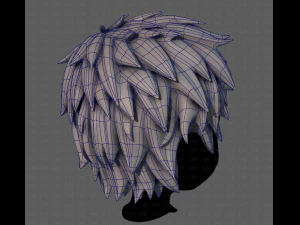 3d hair style for boy v74 3D Model