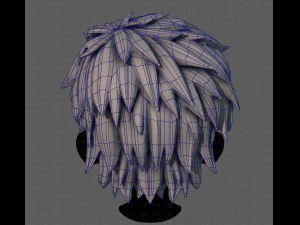 3d hair style for boy v74 3D Model