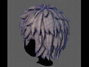 3d hair style for boy v74 3D Model