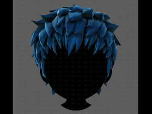 3d hair style for boy v74 3D Model