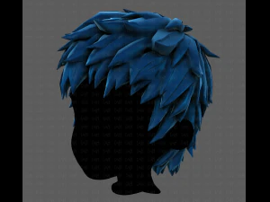 3d hair style for boy v74 3D Model