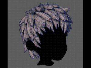 3d hair style for boy v74 3D Model