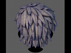 3d hair style for boy v74 3D Model