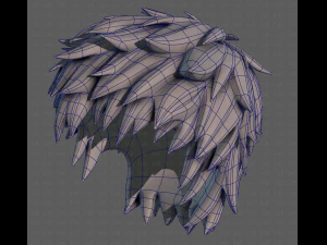 3d hair style for boy v74 3D Model
