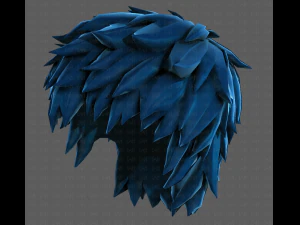 3d hair style for boy v74 3D Model