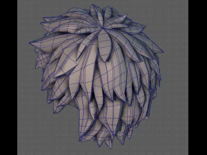 3d hair style for boy v74 3D Model