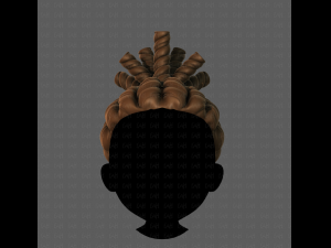 3d hair style for boy v73 3D-Modell