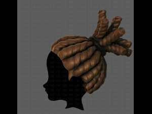 3d hair style for boy v73 3D-Modell