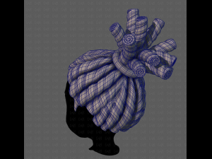 3d hair style for boy v73 3D-Modell