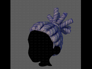 3d hair style for boy v73 3D-Modell
