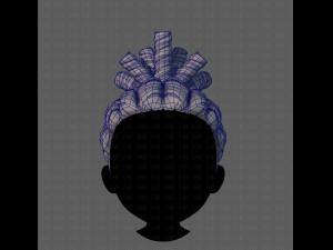 3d hair style for boy v73 3D-Modell
