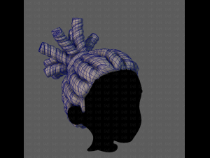 3d hair style for boy v73 3D-Modell