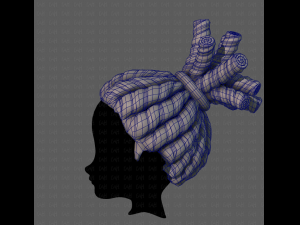3d hair style for boy v73 3D-Modell