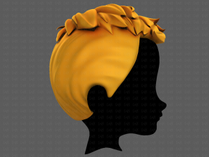 3d hair style for boy v75 Modelo 3D