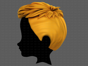 3d hair style for boy v75 Modelo 3D