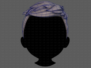 3d hair style for boy v75 Modelo 3D