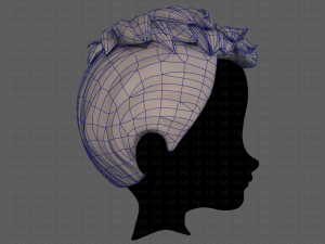 3d hair style for boy v75 Modelo 3D